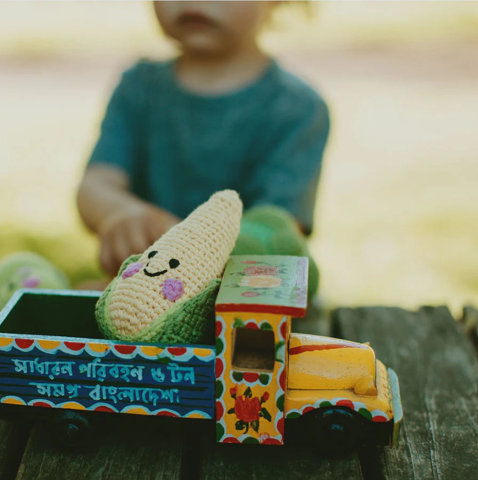 Crochet Corn Rattle