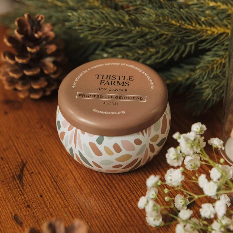 Mini Frosted Gingerbread Soy Candle