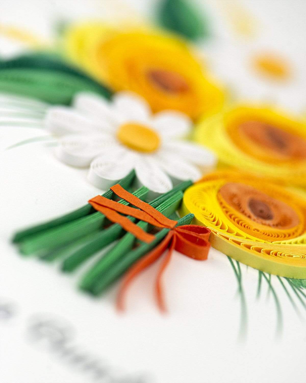 Quilled Thanks a Bunch Card