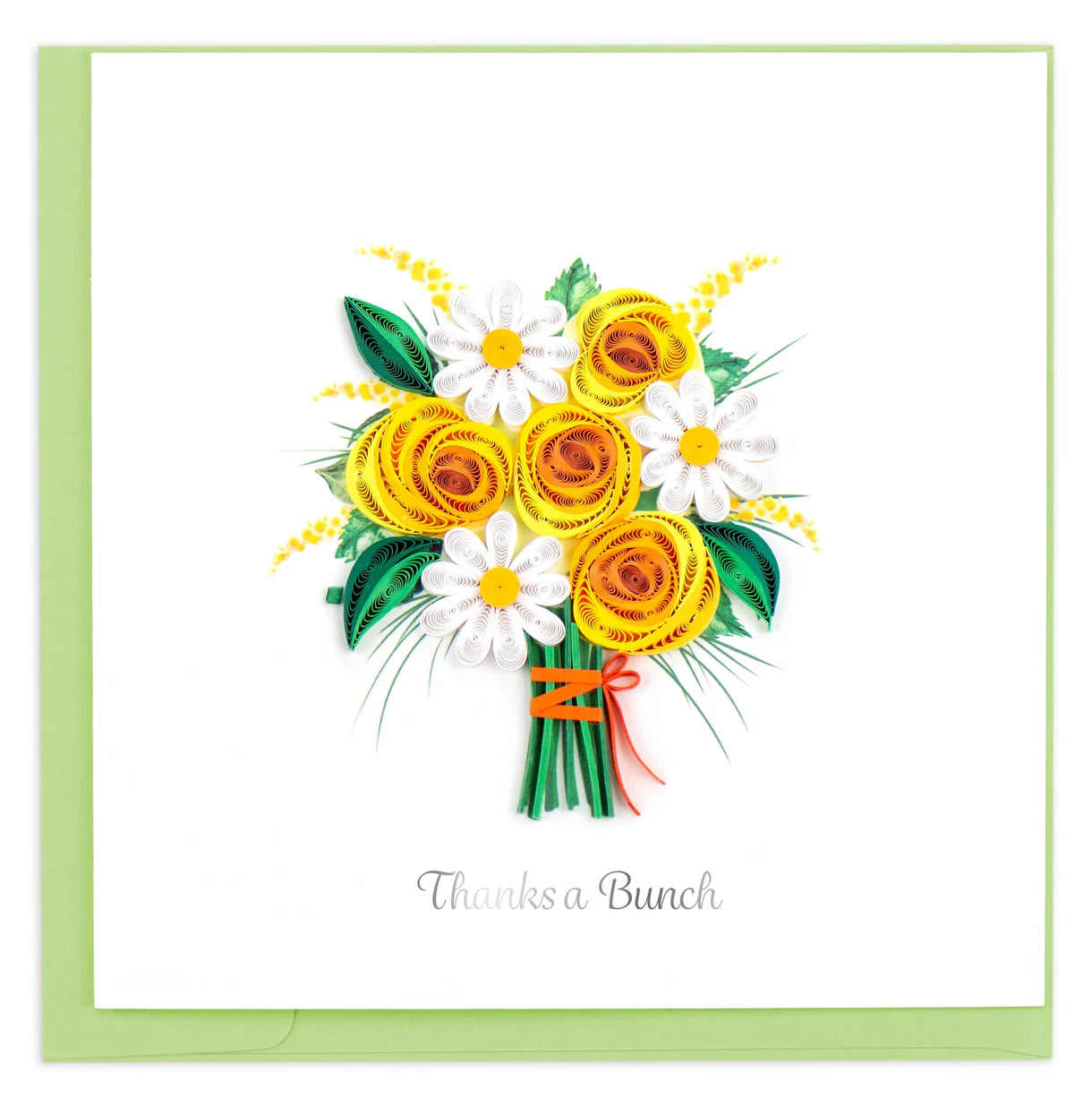 Quilled Thanks a Bunch Card