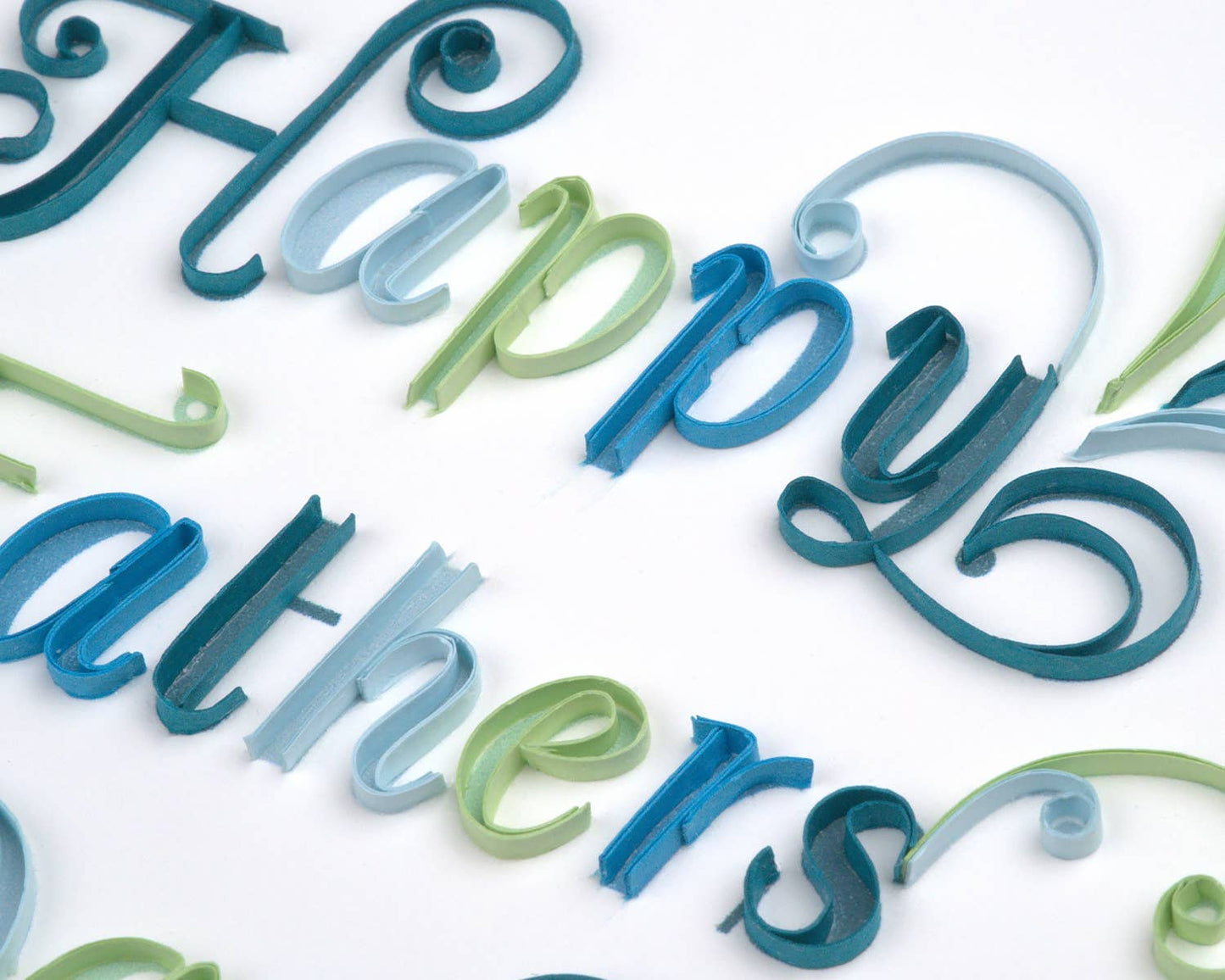 Quilled Happy Father's Day Card
