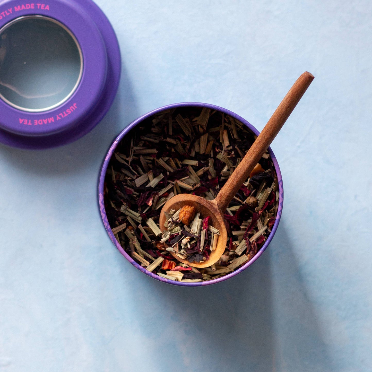 Purple Rain Tea Tin & Spoon