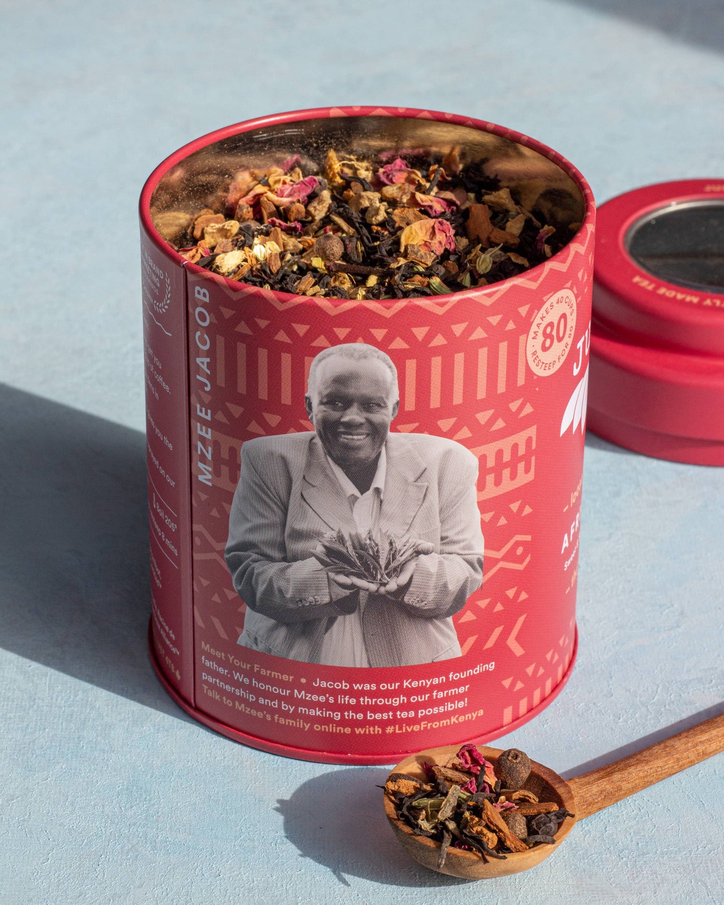 African Chai Tea Tin & Spoon