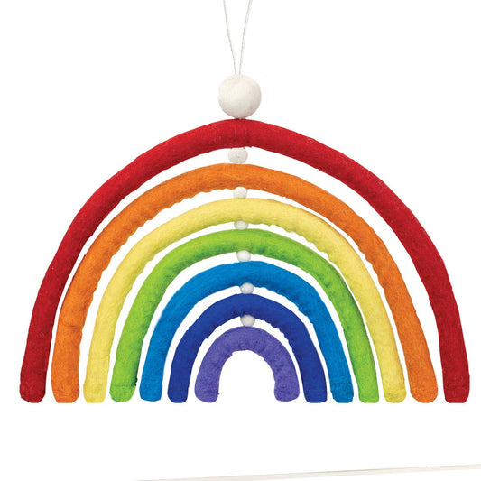 Felt Rainbow Hanging Mobile