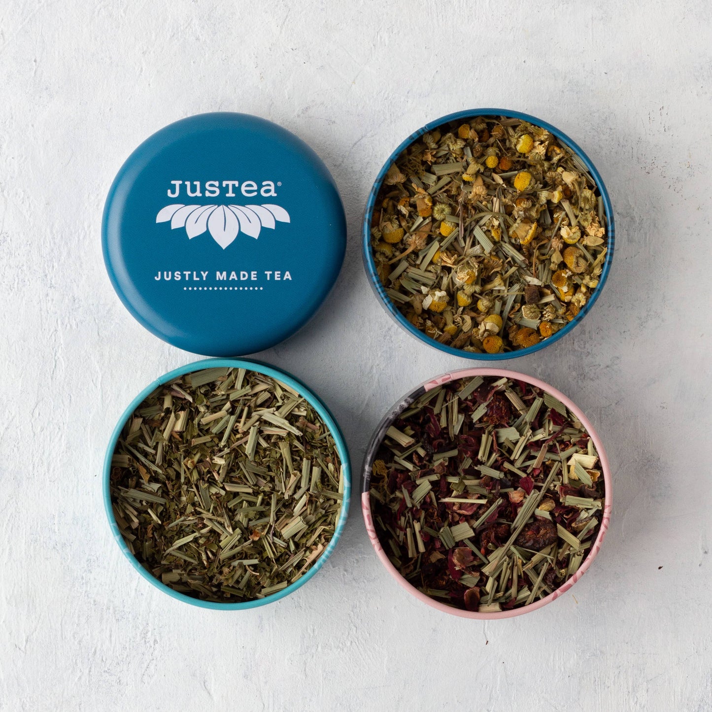Herbal Tea Trio Tin & Spoon