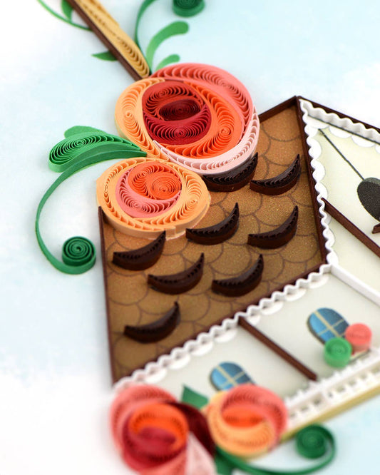 Quilled Everyday Birdhouse Card