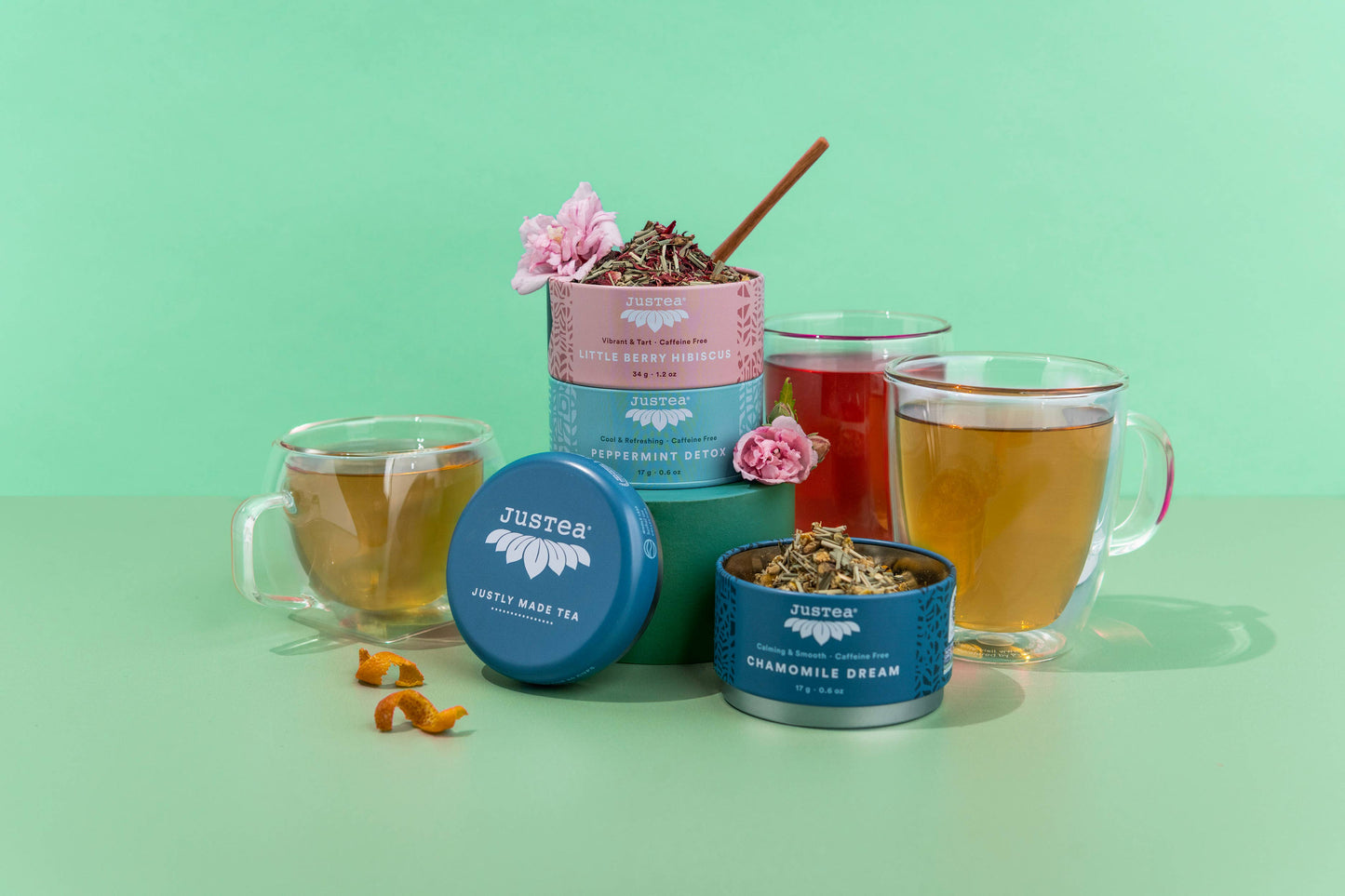 Herbal Tea Trio Tin & Spoon