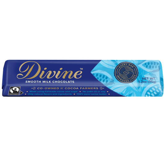 Divine Fairtrade Smooth Milk Chocolate small bar 